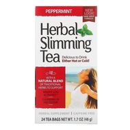 21st Century Herbal Slimming Tea, Peppermint, Caffeine Free, 24 Tea Bags, 1.7 oz (48 g)