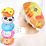 MOS Character Shower Cap / Cute Head Cap / Cute Plastic Shampoo Cap