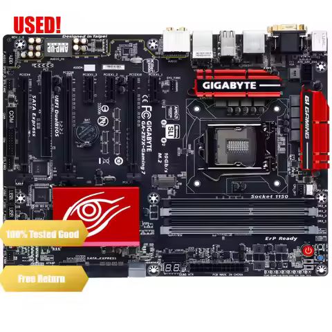 Gigabyte Z97X GAMING 7 Computer USB3.0 SATAIII Motherboard LGA 1150 DDR3 Z97 Desktop Mainboard