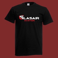 Good Printed Soft Glasair Aviation Logo Men'S Black T-Shirt