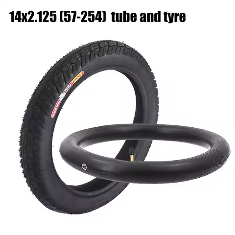 CST Tire 14X2.125 Inner Outer Tyre Rhino King Electric Bicycle Replacement Vehicle Electric Bicycle 