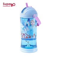 SuperBO Handle Straw Water Bottle/310ml/Frozen eslite