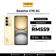 Realme C75 5G 8GB+256GB Android Mobile Phone 6000mAh Battery 67W Fast Charging [1 Year Warranty]