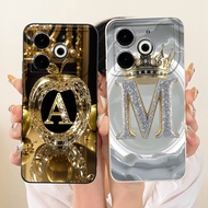 For Tecno Pova 6 Neo Case Aesthetic Luxury Letters Fashion Crown Painted For Tecno Pova6 Neo Casing
