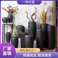 HY/💥Large Vase Light Luxury Floor Vase Hydroponic Vase Ceramic Hotel Decoration Flower Arrangement Dried Flower High Flo