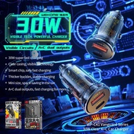 Wekome WP-C41 Vanguard Series 15W 30W Dual Port USB PD Type C Car Charger Charging Fast Charging 12V
