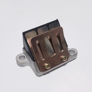 Reed Valve Block with Petals Membran Assy for Suzuki 50cc AG 50 AD AG SJ ZZ 50 60 2 Stroke Moped Sco