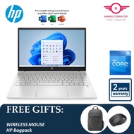 HP Pavilion 14-Dv2007TX 14" FHD Laptop Natural Silver ( I5-1235U, 8GB, 512GB SSD, MX550 2GB, W11, HS