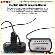 LETTER Battery Capacity Indicator Accessories For Electrical Motorcycles 36V48V60V72V Meter Tester