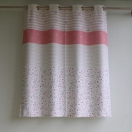 DAVINCI Printed Window Curtain DM-BK105-PT036-2 KID Size 150x160 Cm.pink Authentic