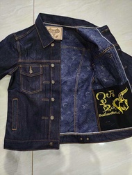 Jacket Gupe jeans 14ozแจ้คเก็ตยีนส์Gupee 14ozผ้าลายน้ำทะเล