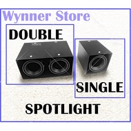 Designer Lighting Spotlight Casing Eyeball Fitting Single Double LED Surface Light Mounted Ceiling L