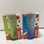 2009年 Coca-Cola x McDonald Collection 可口可樂 x 麥當勞 曲線玻璃杯 2個