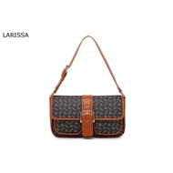 PINSEA-LARISSA CHAIN MONOGRAM HANDBAG HIGH QUALITY CROSSBODY BAG BEG WANITA (2828)