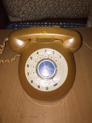 田村電機 古董電話 轉盤式電話 全新未使用 少部份位置稍有退色 功能完全正常