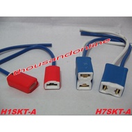 CAR SPORTLIGHT HEADLIGHT SOCKET H7 SOCKET BULB SOCKET HID LED H1 / H7 SOCKET HEAD LIGHT BULBS BULB S