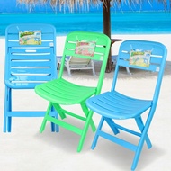 Telecorsa เก้าอี้พับ คละสี รุ่น Portablr-foldable-plastic-chair-05B-Boss