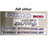best seller Stiker Hino 300 dutro 110 sd / Stiker dutro 110sd / stiker
