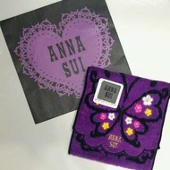 ANNA SUI 安娜蘇日本製刺繡蝴蝶 金線Logo手帕收納包