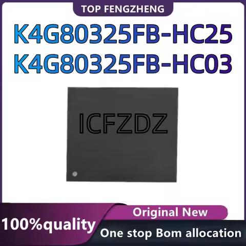 100%New K4G80325FB-HC03 K4G80325FB-HC25 Integrated Chip Original Genuine