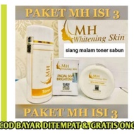 PROMO PAKET MH WHITENING SKIN HOLOGRAM [PAKET BPOM AMAN Untuk Cream