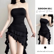 [Type 1] D79 Women's Bodysuit 21ROOM Sexy Tassel Women's Fashion Dress