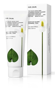 Heartleaf Calming Cleansing Foam 4.05 Fl. Oz, Daily Mild Face Wash for Sensitive Skin, Vegan, Korean