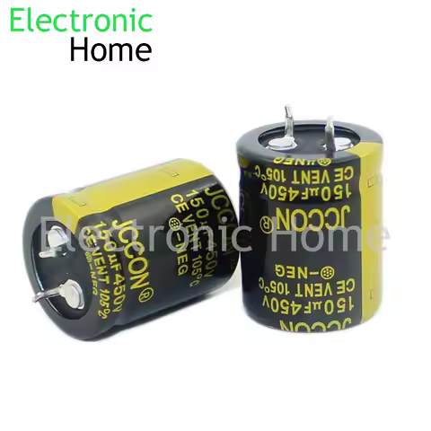 2PCS/LOT 450v150UF 450V 150UF black gold power adapter inverter capacitor 22x40MM 25x30MM 150UF450V