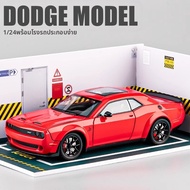 รถของเล่นอัลลอยด์โมเดล Dodge Challenger Hellcat