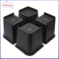 YVETTPH 4 Pcs/Set Bed Risers, Support 1-6 Inch Oversized Furniture Risers, Professional Heavy-Duty B