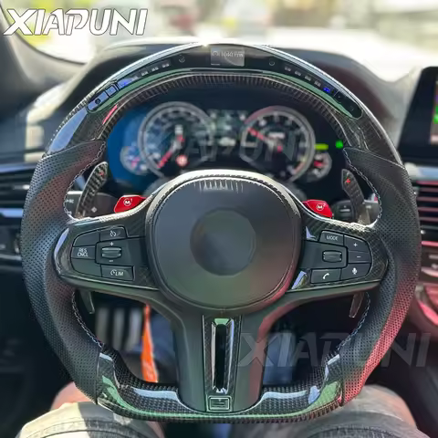 LED Steering Wheel For BMW G Series M1 M2 M3 M4 M5 M8 1-4 Series X1 X2 X3 X4 X5 X6 X7 Z4 With Heatin