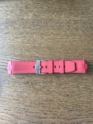 Rubber b 紅色膠錶帶 panerai