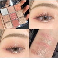 COS007 TARA Eyeshadow 9-Color Palette Matte And Shimmery Texture Beautiful And Sharp Beads Soft And 