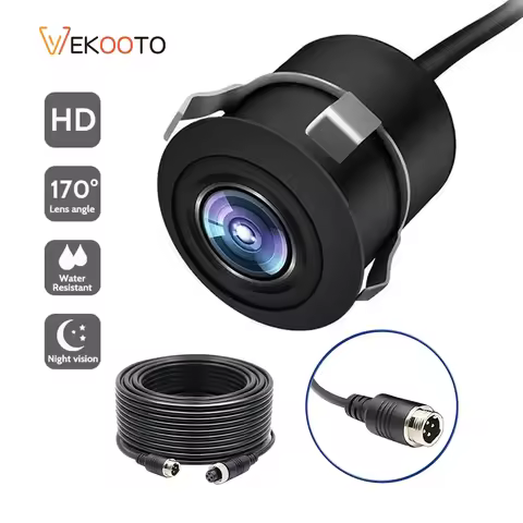 AHD 4Pin Car Rear Reverse Camera Rearview Car Infrared Auto Night Vision Waterproof Parking Reversin