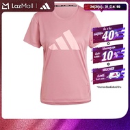 adidas วิ่ง เสื้อยืด Run It ผู้หญิง สีชมพู IW8444