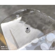 LS2 visor hole plug for LS2 FF800 FF353 FF900 FF399 motorcycle helmet anti-fog film lock accessories