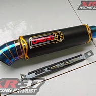 EXHAUST DAENG 4sai BLUE CARBON Diameter 51mm