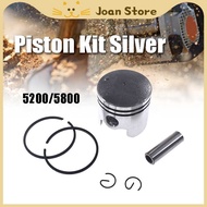 1Set Piston Component For 5200/5800 Chainsaw Series 45/45.2mm