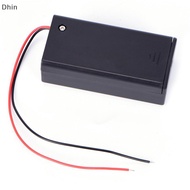 [Dhin] 9V Volt PP3 Battery Holder Box DC Case With Wire Lead ON/OFF Switch Cover COD