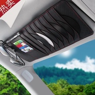 [Multifunctional Car] Car CD Clip Sun Visor CD Cover Bowknot Car CD Disc Storage Bag Car CD Bag Car 