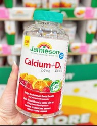 Jamieson Calcium + D3 Gummies 鈣+維生素 D3 軟糖 110粒