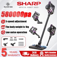 【5 years warranty】 SHARP Cordless Vacuum Cleaner 4-in-1 Vacuum & Mop 580000pa With filter 300ml wate