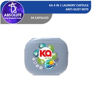 Ka 4in1 Laundry Capsules 34 Pods – Anti-Dust Mite