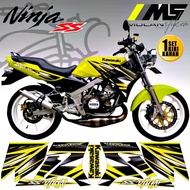 Decal Sticker Striping Variasi Motif Ori Ninja SS 150 2013 Hijau - Ninja Ss 150 2014 2015 - Ninja Ss