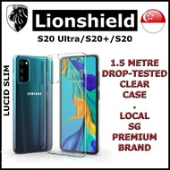 [SG] LionShield LUCID SLIM Clear TPU Case Casing Cover (Anti-watermarks), Compatible with Samsung Galaxy S20 Ultra