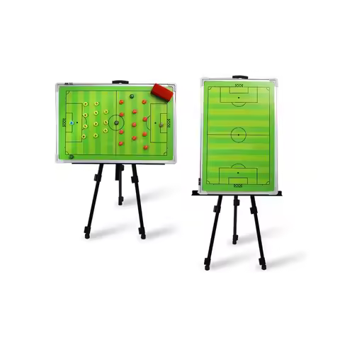 Football Soccer Magnetic Tactic Coaching Board Coach ClipBoard Foldable and Portable Football Coach 