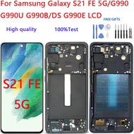 For Samsung Galaxy S21 FE 5G G990 G990U G990B/DS G990E LCD Display Touch Screen Digitizer Assembly D