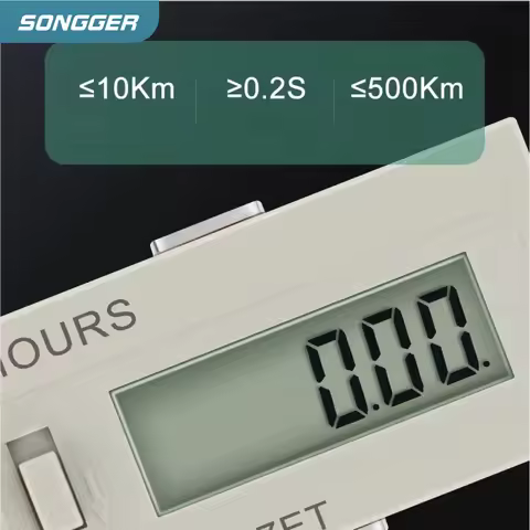 H7ET-BM Digital LCD Non Voltage Hour Meter 6 Digit Time Counter Seconds Minutes Hours Panel Reset In