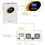 SUNWATT HYBRID INVERTER OFFGRID 48V 5.5KVA 5000WATT BATTERYLESS - sollare