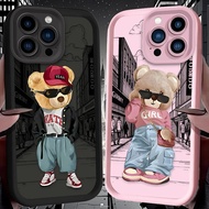 Cute and Stylish Bear Phone Case For Samsung Galaxy S26 S25 Ultra Plus A57 A56 A37 A36 A27 S25 FE Sh